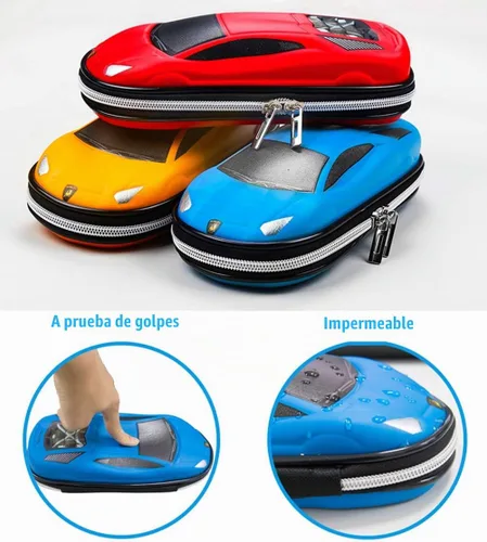 Vista 5 de iDelta - Estuche para lápices, bonito diseño de unicornio de EVA en 3D, resistente a los golpes, gran capacidad, múltiples compartimentos