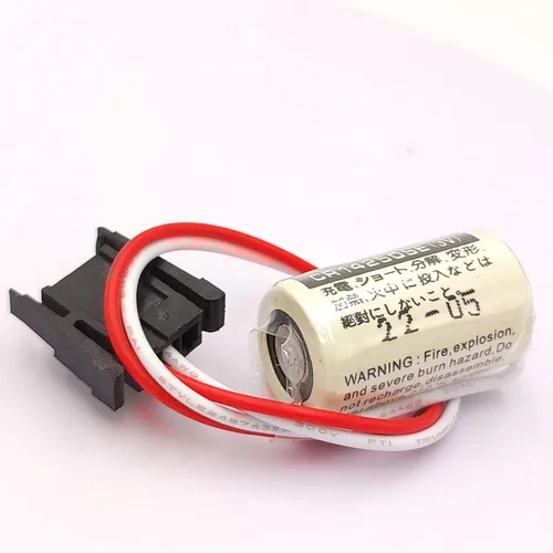 Vista 3 de 5PCS CR14250SE PLC Batería de litio (1/2AA) con conector negro para Sanyo CR14250SE1747-BA fuente de alimentación de reserva