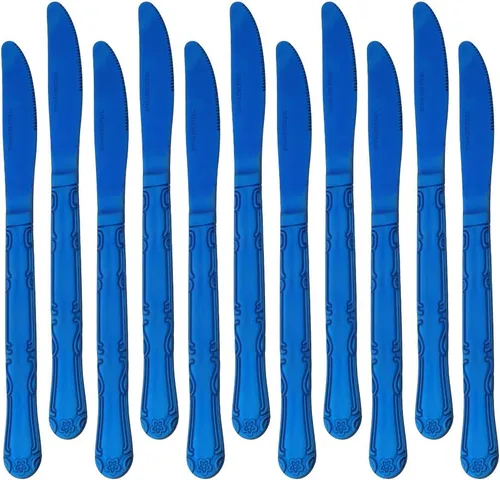 Vista 31 de Cucharas de sopa, cucharas redondas de acero inoxidable para caldo con borde de flor, juego de 12 piezas de acero inoxidable para café, azúcar