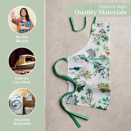 Vista 482 de Maison d' Hermine Delantales para mujer con bolsillo, 100% algodón (27.50 x 31.50 pulgadas)