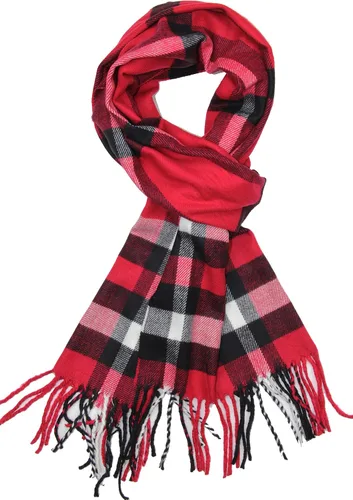 Vista 105 de Bufanda de invierno Achillea suave y cálida, de tartán, a cuadros, de cachemira, unisex