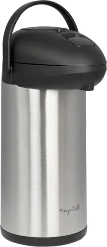 Vista 5 de MegaChef Tapa de bomba de cuerpo de vacío de acero inoxidable de 5 cuartos de galón