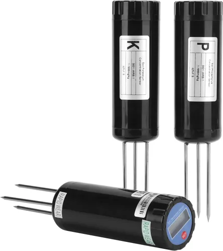Vista 9 de Medidor de sensor de suelo, sensor de medidor NPK, probador de suelo, detector inteligente de fertilizantes de nutrientes, probador de suelo, kit