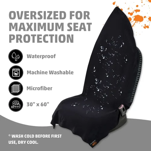 Vista 3 de Orange Mud Transition Wrap Extreme - Funda impermeable para asiento de automóvil y toalla cambiadora, a prueba de sudor, envoltura segura