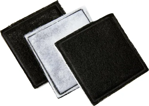 Vista 3 de Filtros de reemplazo de acción triple Catit Senses 2.0 Mini Flower para fuente de agua para gatos, paquete de 3 - Filtros de reemplazo para fuente