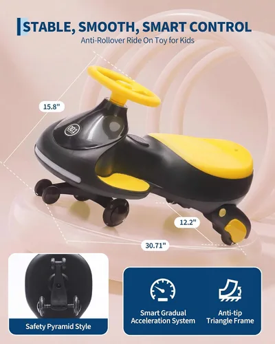 Vista 5 de Coche eléctrico de 12 V para niños de 3 a 6 años, funciona con pilas Negro
