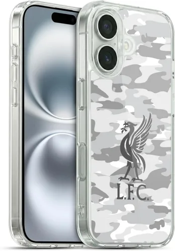 Vista 245 de Head Case Designs Funda de gel con licencia oficial del Liverpool Football Club Away Colourways Crest Camou [protección de grado militar] compatible