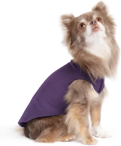 Vista 47 de Abrigo elástico de lana para perro, ropa suave y cálida para perro, suéter elástico para mascotas, lavable en lavadora, ecológico, para todo el año