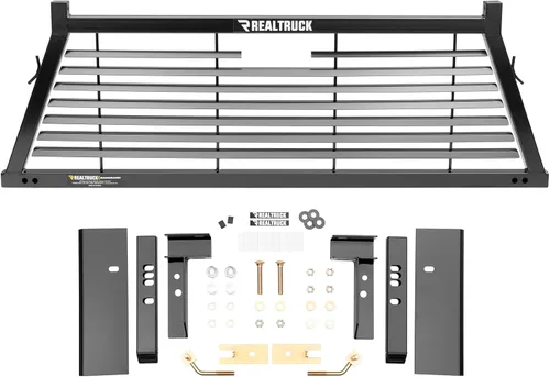 Vista 11 de RealTruck BACKRACK - Marco de estante de media lamas + kit de herramientas para uso con caja de herramientas de 21 pulgadas, combo Negro, sin