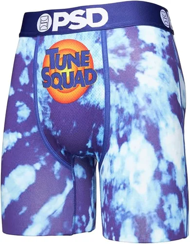 Vista 2 de PSD Men's Space Jam Print Boxer Briefs - 7 Inch Inseam Breathable, Supportive Men's Underwear with Moisture-Wicking Fabric
