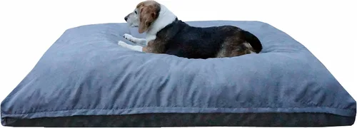 Vista 14 de Almohada ortopédica prémium con espuma viscoelástica para cama de perro, con revestimiento interior impermeable y cubierta externa de microgamuza