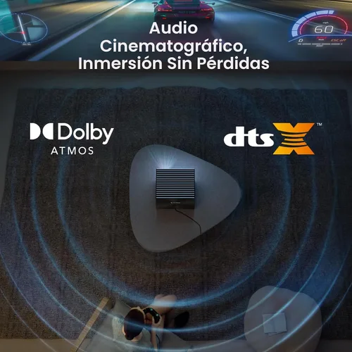 Vista 7 de Valerion StreamMaster Plus2 4K Proyector Láser - 300" IMAX Enhanced Home Theater, 4ms Respuesta 240Hz, Proyector para Juegos con 3D y Dolby
