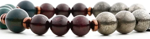 Vista 2 de Semita Pulseras de cristal curativo para hombres y mujeres