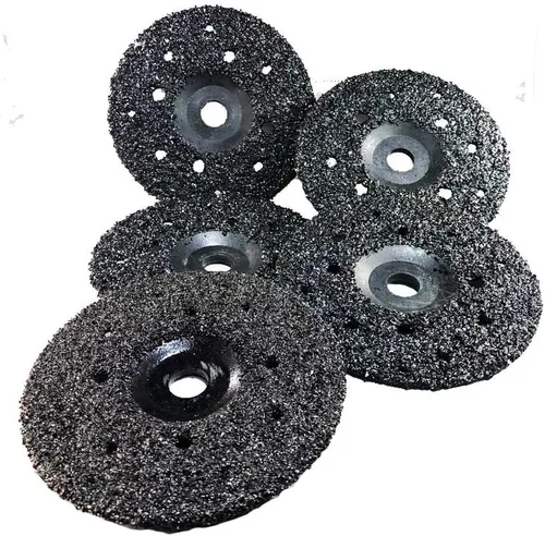 Vista 3 de Paquete de 5 discos Ultra Wheels GRIT 16 de carburo de silicio resistentes 7/8"-11 - Diámetro 7