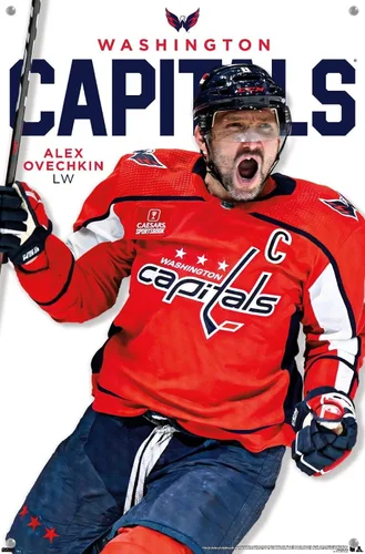 Vista 4 de Trends International NHL Washington Capitals - Póster de pared de la serie 23 de Alexander Ovechkin, 14.72 x 22.37 pulgadas, paquete de póster
