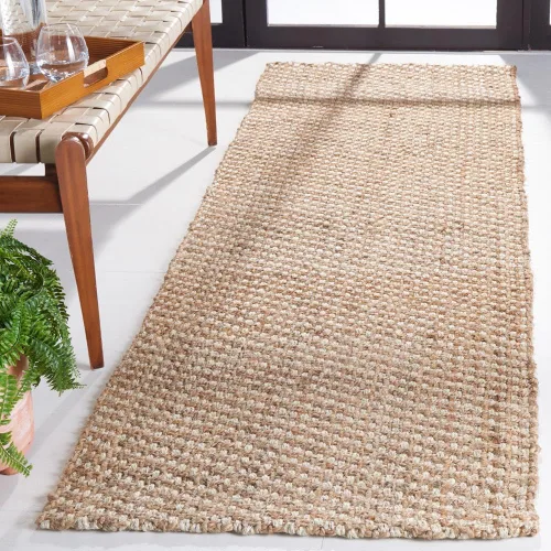 Vista 7 de SAFAVIEH Natural Fiber Collection - Alfombra decorativa de 2 x 3 pies, natural, hecha a mano, sisal sólido y yute, ideal para zonas de alto tráfico