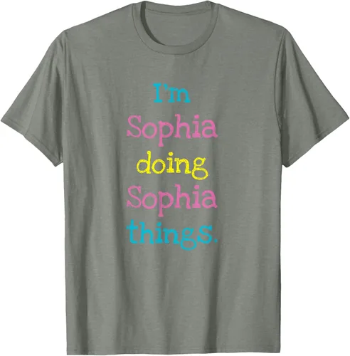 Vista 65 de Sophia - Camiseta con texto personalizado para niñas
