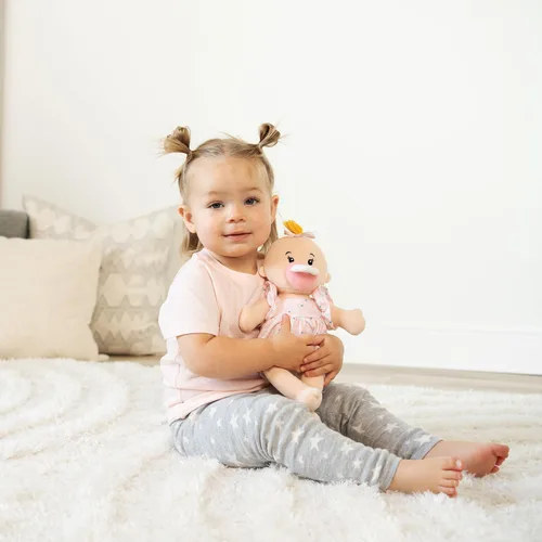 Vista 5 de Manhattan Toy Wee Baby Stella Peach - Muñeca suave de bebé de 12