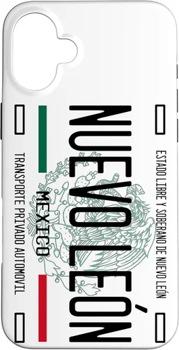 Vista 23 de Neoleonés Nuevo Leon License Plate Phone Case for iPhone 17