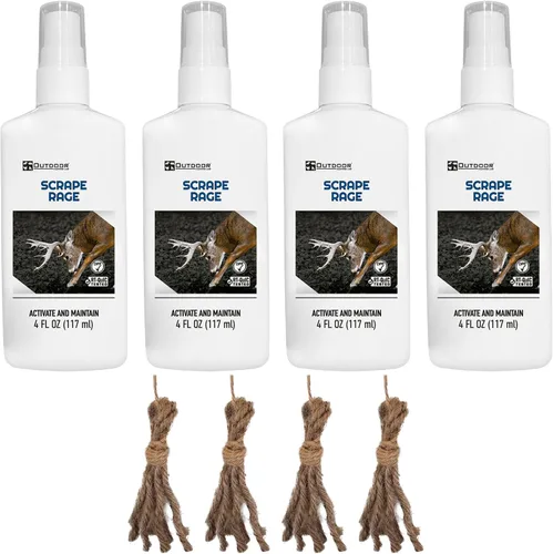 Vista 9 de Raspa la orina de ciervo de rabia Doe Pee para ciervos de cola blanca Drag N' Drip incluido Aromas y atractivos de ciervos 4 oz (1 botella)