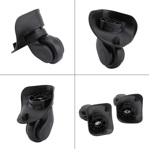 Vista 4 de 1 par de ruedas de repuesto para maletas de equipaje en línea accesorios de viaje para patines al aire libre (W041-2 S)