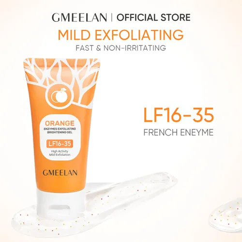 Vista 2 de GMEELAN Gel Exfoliante Enzimas Naranja 50G+50G