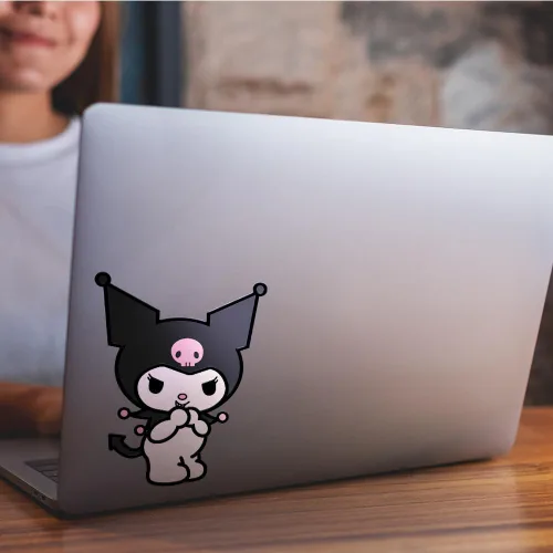 Vista 5 de Calcomanía adhesiva Hello Kitty Kuromi Giggle - Calcomanía gráfica adhesiva despegar y pegar