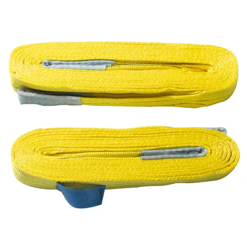 Vista 8 de Paquete de 2 eslingas de elevación industrial de 3"×6.5 pies, eslinga de poliéster resistente de 6600 libras, factor de seguridad 5:1, eslinga
