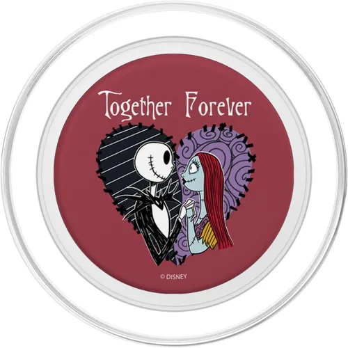 Vista 2 de Disney Jack y Sally Forever PopSockets MagSafe PopGrip de The Nightmare Before Christmas para iPhone