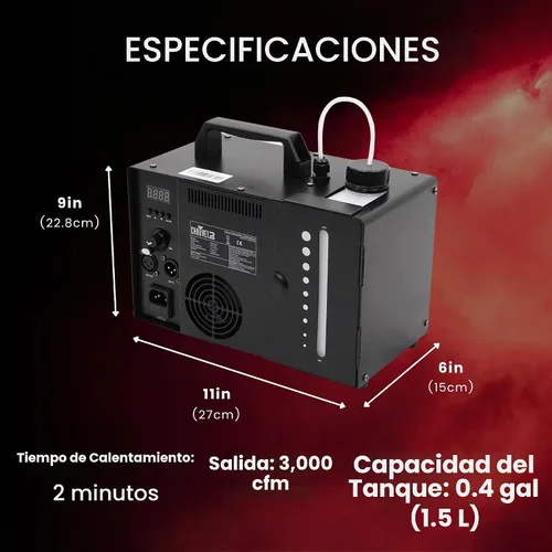 Vista 2 de CHAUVET DJ HURRICANE HAZE 1DX (HHAZE (HHAZE 1DX)