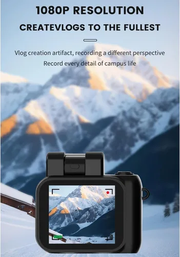 Vista 3 de Mini cámara llavero - 1080P HD, más pequeña del mundo, KeyCam con 6 filtros, duración de la batería de 100 minutos, memoria de 32 GB para estudiantes