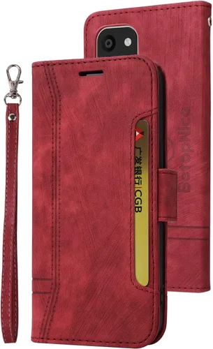 Vista 37 de Funda tipo cartera para Samsung Galaxy S20, piel sintética, con función atril, ranuras para tarjetas, funda plegable con tapa, funda protectora