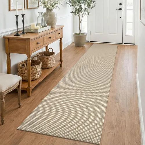 Vista 258 de KOZYFLY - Tapete para puerta de interior, lavable, pequeña, antideslizante, con respaldo de goma, felpudo de algodón para el hogar, color negro