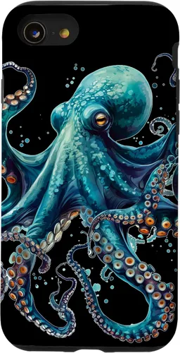 Vista 18 de Cool Blue Octopus Case for iPhone 17