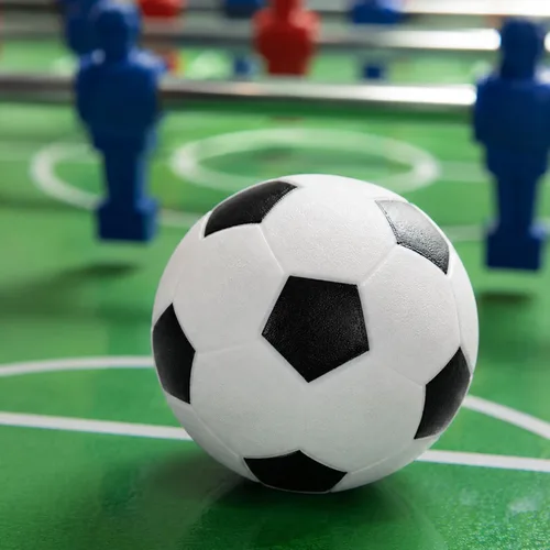 Vista 2 de HUJI - Pelotas de futbolín de fútbol de mesa, tamaño reglamentario de 1.417 in