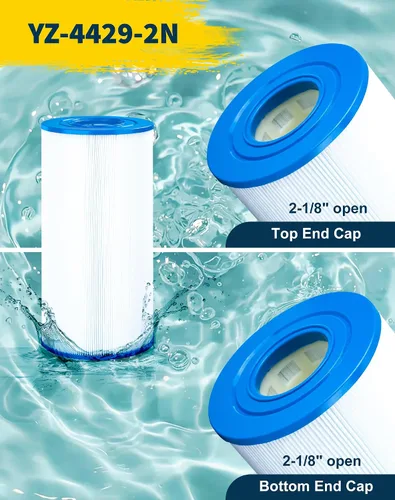 Vista 3 de 4429 Spa Filter Cartridge Replaces for Unicel C-4429, DSF25-50, FC-3082, Nemco 30, Darlly 40302, 30 sq.ft Hot Tub Filter (2 Pc)