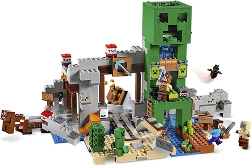 Vista 3 de LEGO Minecraft The Creeper Mine 21155 Kit de construcción (834 piezas)