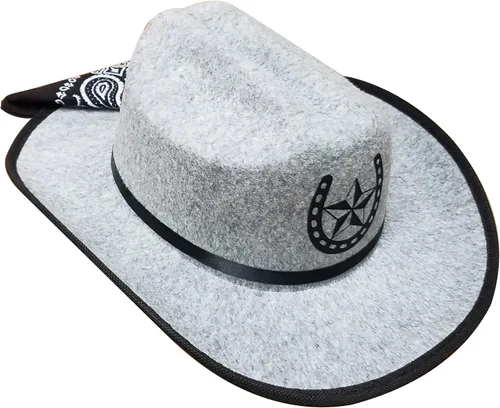 Vista 20 de Aeromax Sombrero de vaquero junior con pañuelo