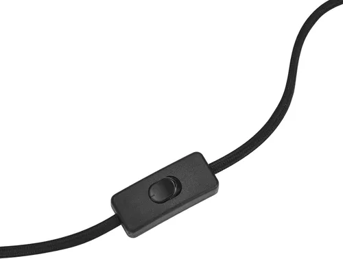 Vista 5 de Modway EEI-6529-BLK Jovial - Lámpara de mesa de metal con forma de hongo, color negro