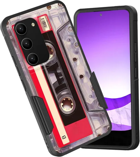 Vista 132 de Funda para Galaxy A15 5G, doble capa híbrida resistente a prueba de golpes, policarbonato duro, silicona suave, TPU, funda protectora para Samsung