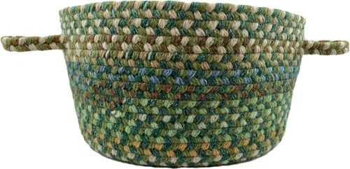 Vista 16 de Capel American Heritage Barn Blue Alfombra Trenzada de Cesta de 0' 12" Azul granero