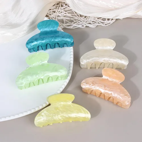 Vista 4 de 10 pinzas para el cabello medianas para cabello grueso/fino, agarre fuerte, antideslizante, pinza de mandíbula para el cabello, accesorios