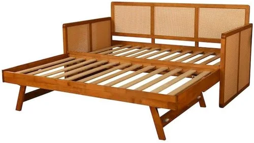 Vista 9 de Kodiak - Sofá cama con colchón incluido, cama multifuncional para sala de estar, dormitorio o habitación de invitados Negro