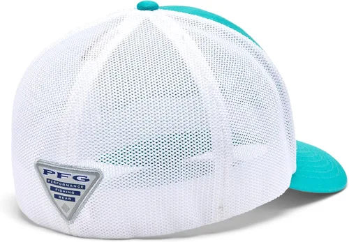 Vista 42 de Columbia Gorra de bola de malla Bandera antigua de malva/blanco/pescado
