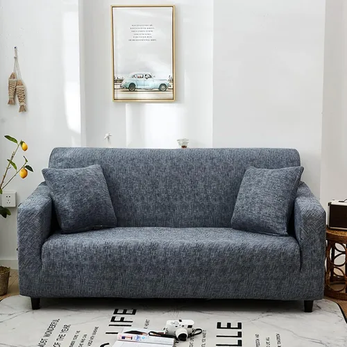 Vista 16 de IMYOGI Fundas elásticas para sofá de alta elasticidad, elegante funda de sofá de color sólido con parte inferior elástica, protector de muebles