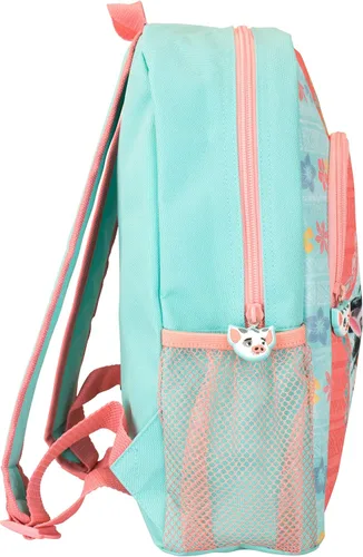 Vista 3 de Disney Mochila Moana para niños, Azul Patchwork, talla única