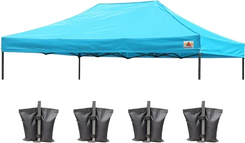 Vista 73 de ABCCANOPY Toldo de repuesto para tienda de campaña desplegable (8 x 8 pies, blanco)