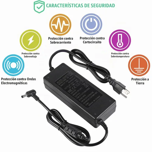 Vista 4 de 24V 6A Power Supply Adapter,AC 100-240V to DC 24Volt 6Amp 144W Transformers