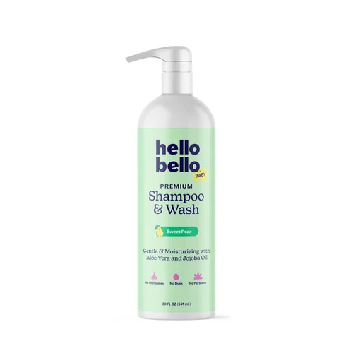 Vista 13 de Hello Bello Champú y gel de baño para niños, fórmula hipoalergénica suave, vegano y libre de crueldad, aroma cremoso de coco, 10 onzas líquidas