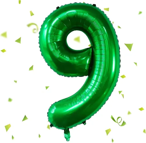 Vista 177 de Globos gigantes de helio de aluminio de 40 pulgadas, color negro, globos digitales grandes del número 0 para decoración de fiesta de cumpleaños
